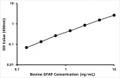 Bovine Glial Fibrillary Acidic Protein ELISA Kit (GFAP) (RK00458)