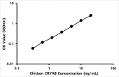 Chicken Alpha-crystallin B chain (CRYAB) ELISA Kit (RK06359)