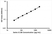 Swine IL-12/IL-23 p40 ELISA Kit (RK00064)