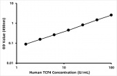 Human Transcription factor 4 (TCF4/TCF7L2 ) ELISA Kit (RK08083)