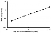 Canine Hepatocyte Growth Factor ELISA Kit (HGF) (RK00530)